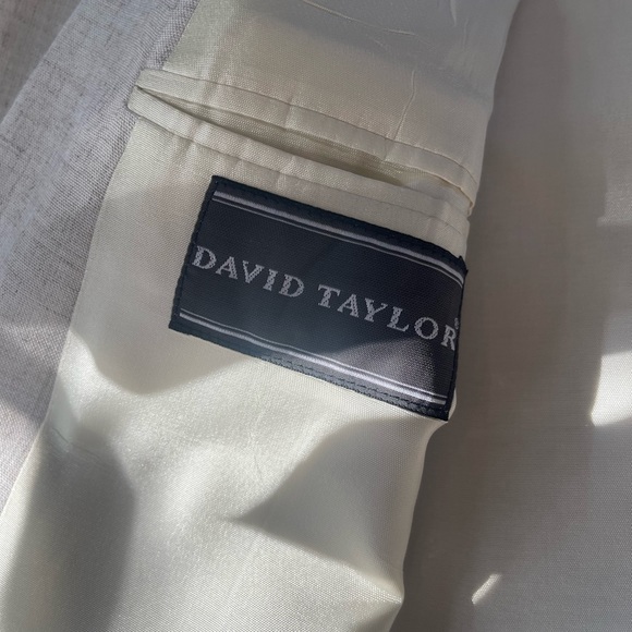 David Taylor Linen Suit Coat - Picture 3 of 6